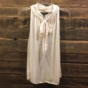 Banana Republic Sleeveless Ivory Blouse Size Med